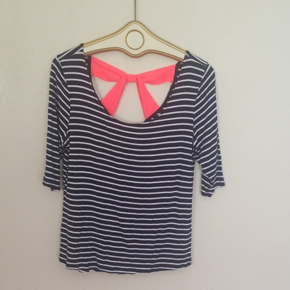 Scoopneck 3/4 sleeve top